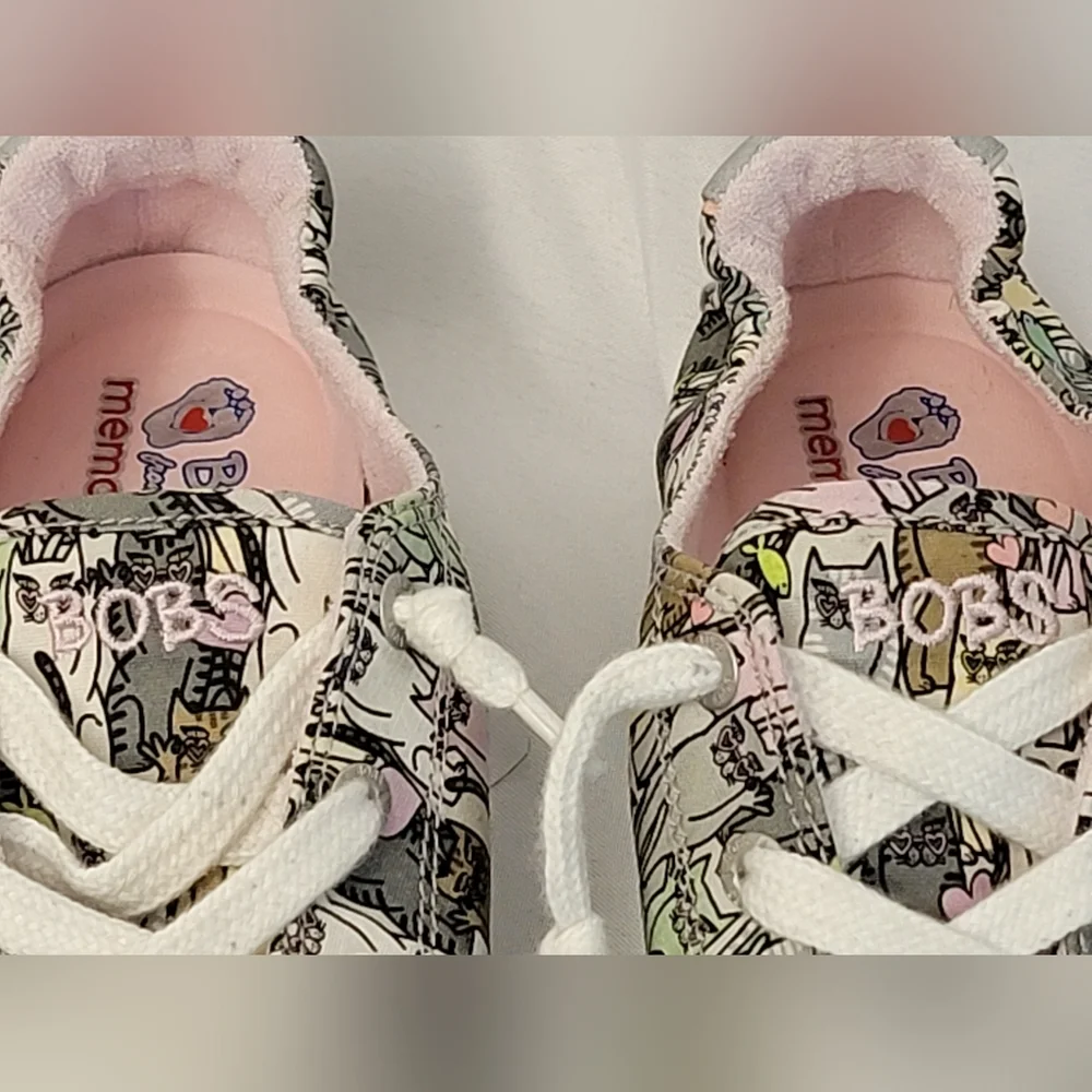 Bobs From Skechers Memory Foam Sneakers Cats Size 10 - Picture 11 of 11